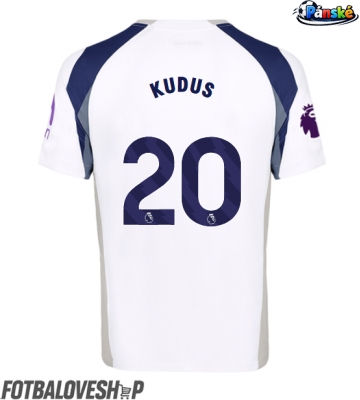 Tottenham Hotspur Mohammed Kudus #20 Domácí Dres 2025-26 Krátký Rukáv